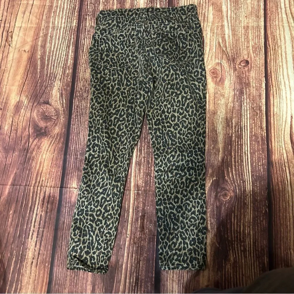 Women’s J. Crew Cheetah Print Skinny Jean Size 26